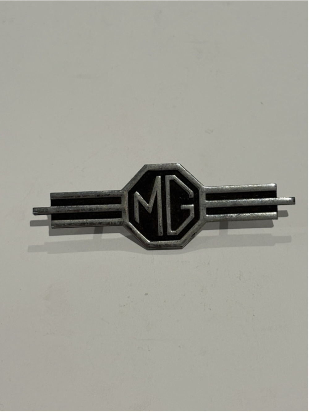 MG Octagon Skeleton Badge Emblem J Fray Fits MGA MGB Midget Magnette ZA ZB